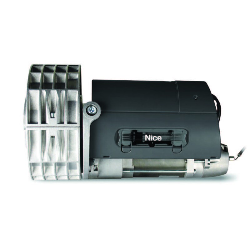 MOTORE PER SERRANDE BILANCIATE FINO A 130 KG, IRREVERSIBILE, CON FRENO E DISPOSITIVO DI SBLOCCO