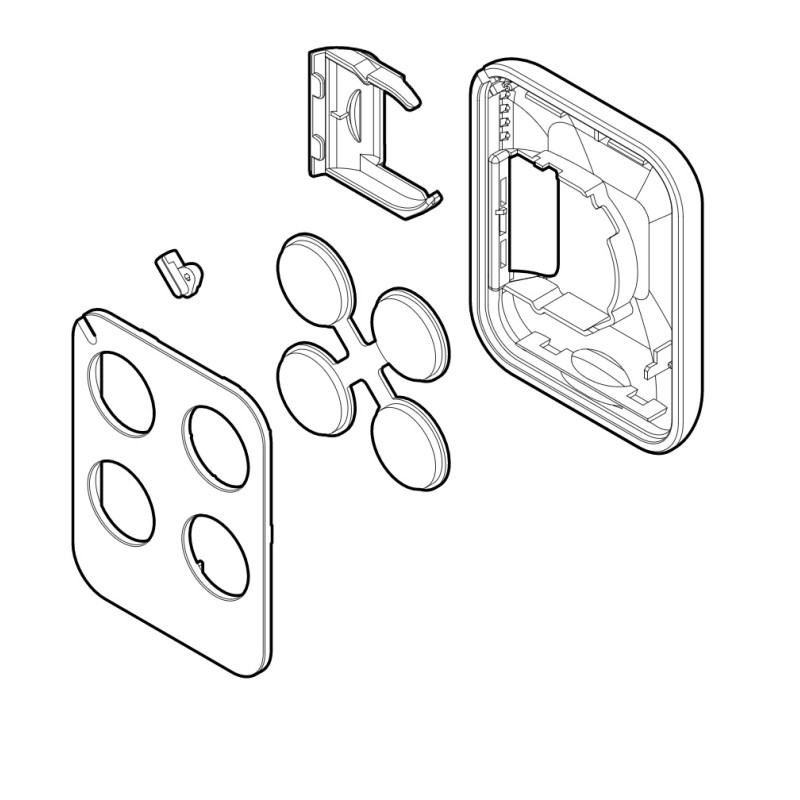 PLASTIC COVERS KIT ON4E ON4CE