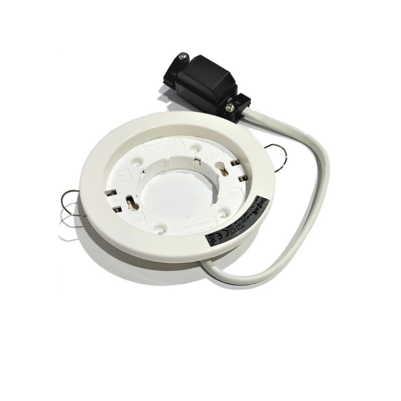 PORTAFARETTO PER LAMPADA GX53 DA INCASSO COLORE BIANCO