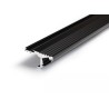 PROFILO ALLUMINIO STEP10 1MT BLACK SCALA OPACO