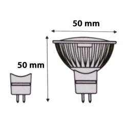 LAMPADINA MR16 LED 8W 12V GU5.3 4000K