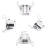 PUNTILUCE 1W ROTONDO SILVER D.32 130LM 30D 12V 6000K MINI PLUG