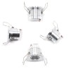 PUNTILUCE 1W ROTONDO SILVER D.32 130LM 30D 12V 3000K MINI PLUG