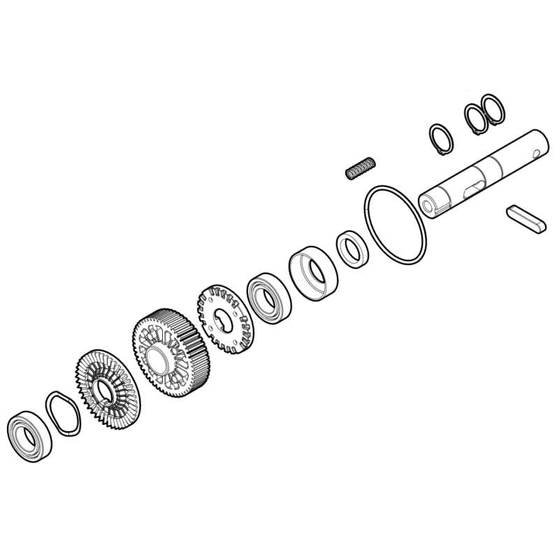 GRUPPO ALBERO DI TRASMISSIONE NKSL400 NKSL400R10 SLH400