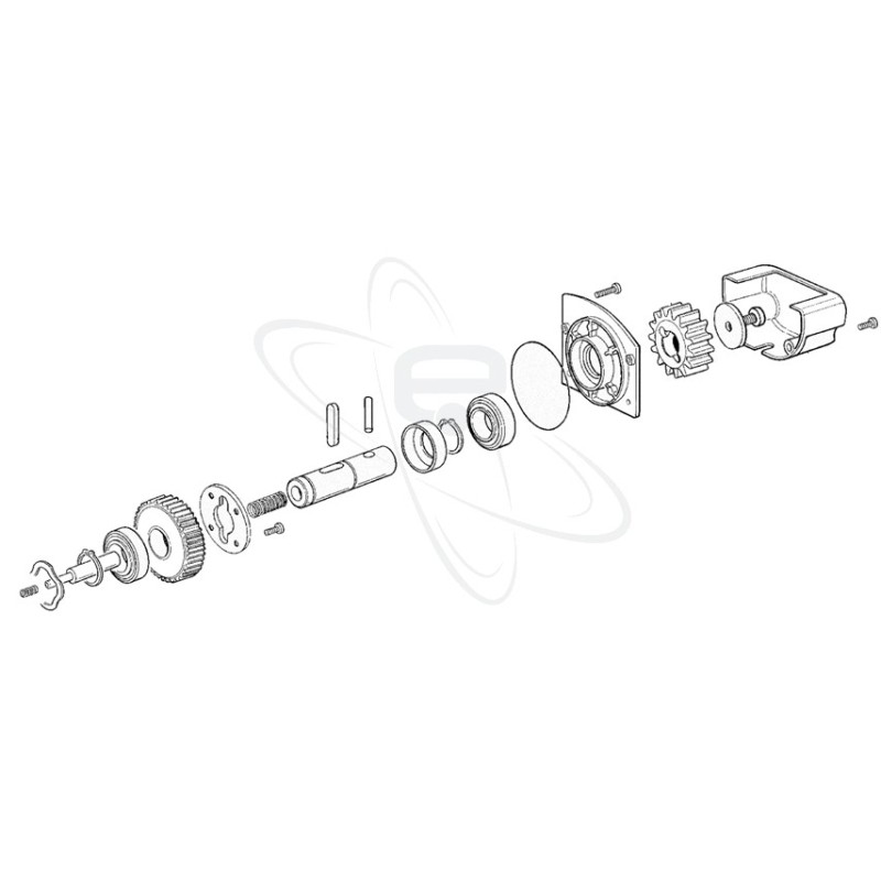 RICAMBIO ASS.RIDUTTORE/PIGNONE SL1/SL10