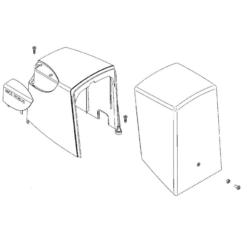 GRUPPO PLASTICHE ESTERNE RD400KCE RD400KCER10