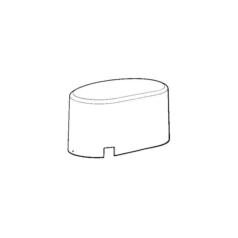 COPERCHIO MOTORORE ROBO GRIGIO RAL7016 RO1000 RO1000_110 RO1010 RO500KCE