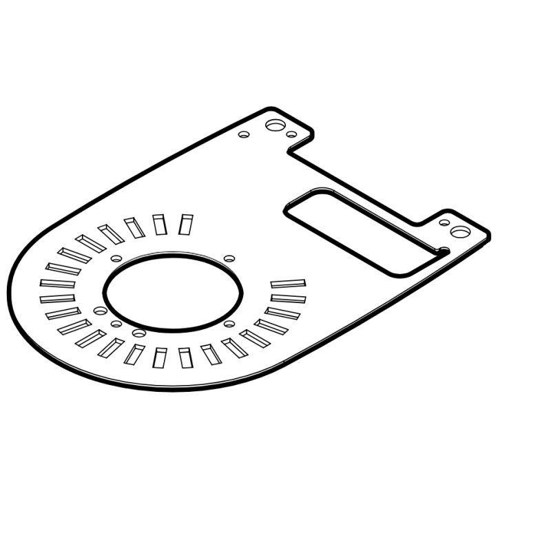 PIASTRA DI FONDO PER HK7024 HK7024HS HK7224 HK7224HS