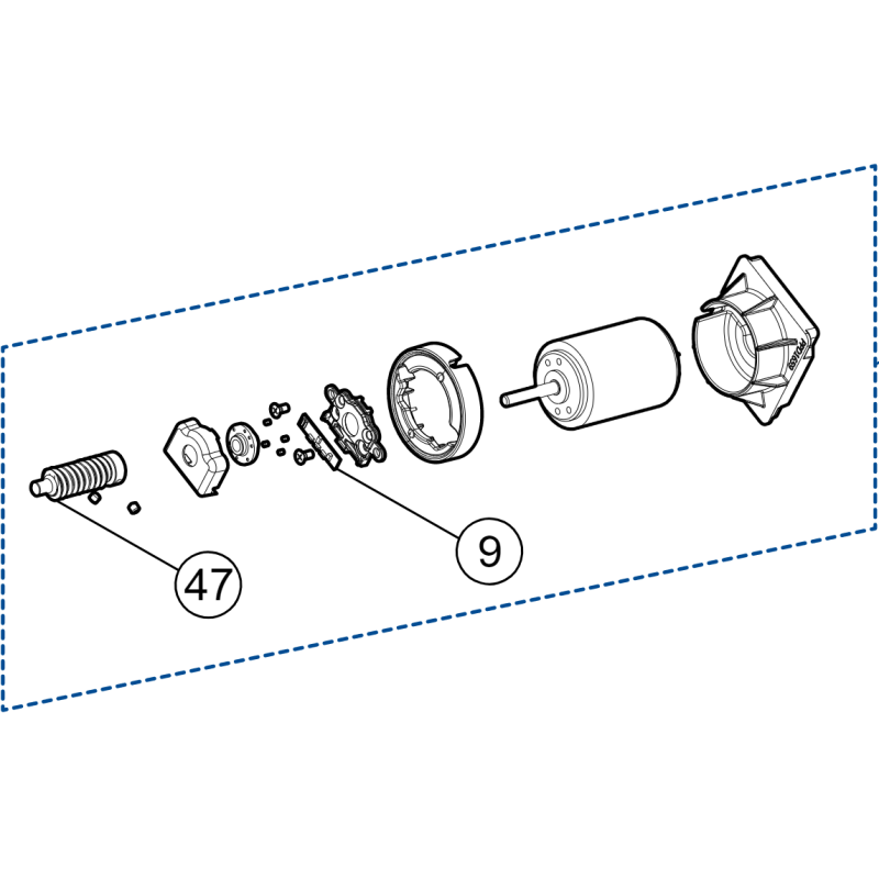 GRUPPO MOTORE ELETTRICO 24V PER BM4024