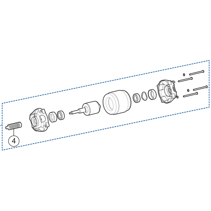 GRUPPO MOTORE ELETTRICO 220V PER BM4000