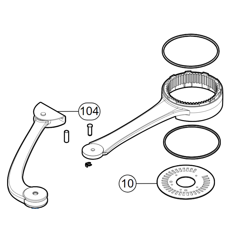 GRUPPO BRACCI HOPP PER HO7124 HO7124R10 HO7224