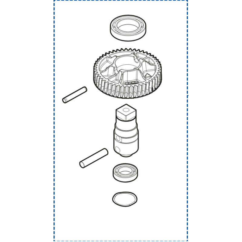 GRUPPO ALBERO DI USCITA BIG METROPER BM4000 BM4024 BM5024