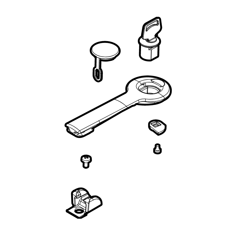 GRUPPO ACCESSORI MANIGLIA TO5024HS TO6024HS