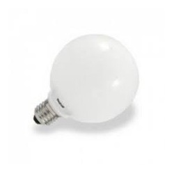 LAMPADINA COMPACT SFERA 15W 230V E27 6500°K