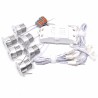 KIT 6PZ PUNTILUCE 3W EPISTAR ALLUMINIO 6000K+DRIVER