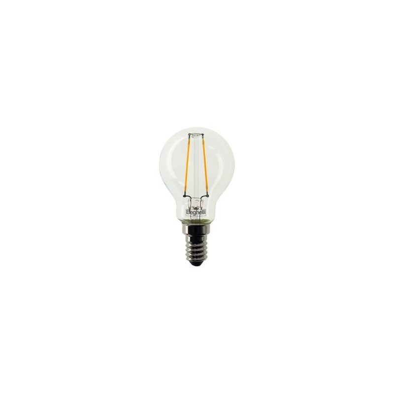 LAMPADINA SFERA ZAFIRO LED 2W E14 2700°K