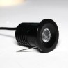 PUNTILUCE 4W NERO CREE D.32 400LM 30D DC12V-24V 3000K MINI PLUG
