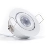SPOT ORIENTABILE WHITE 3W CREE 240LM 30D 12V IP52 4000K MINI PLUG