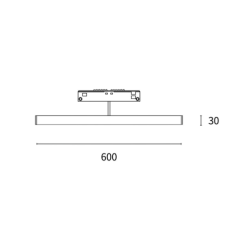 PHYONG LIGHT TUBE360 BIANCO 600MM 48V V2.0 DIMMERABILE 12W 360D 4000K