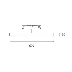 PHYONG LIGHT TUBE360 BIANCO 600MM 48V V2.0 DIMMERABILE 12W 360D 3000K