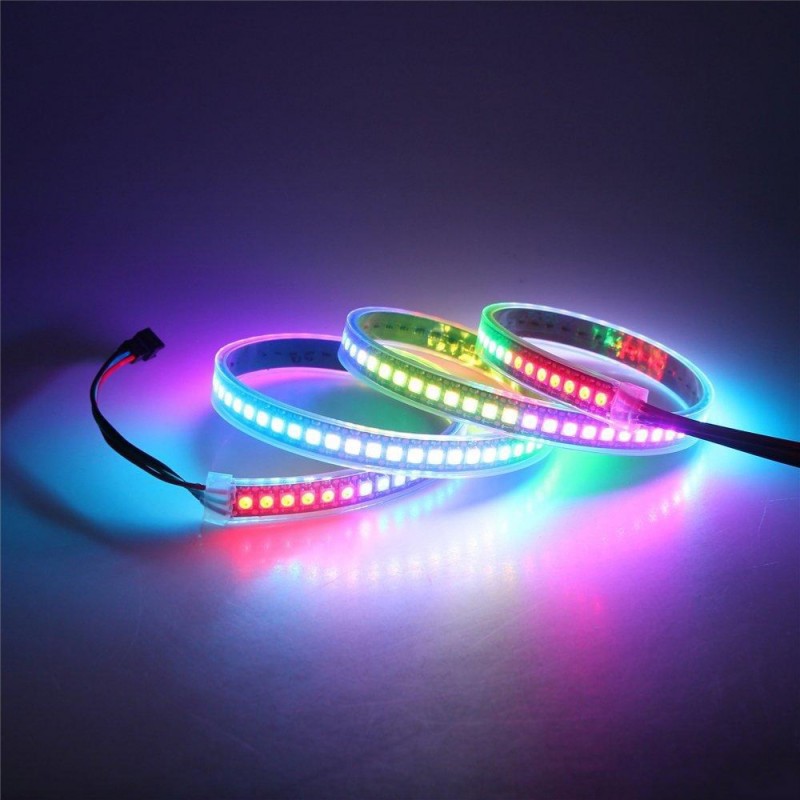 STRIP DIGITALE 60LED/MT 12W/MT 60PIXEL/MT 5V WS2812B IP65 RGB