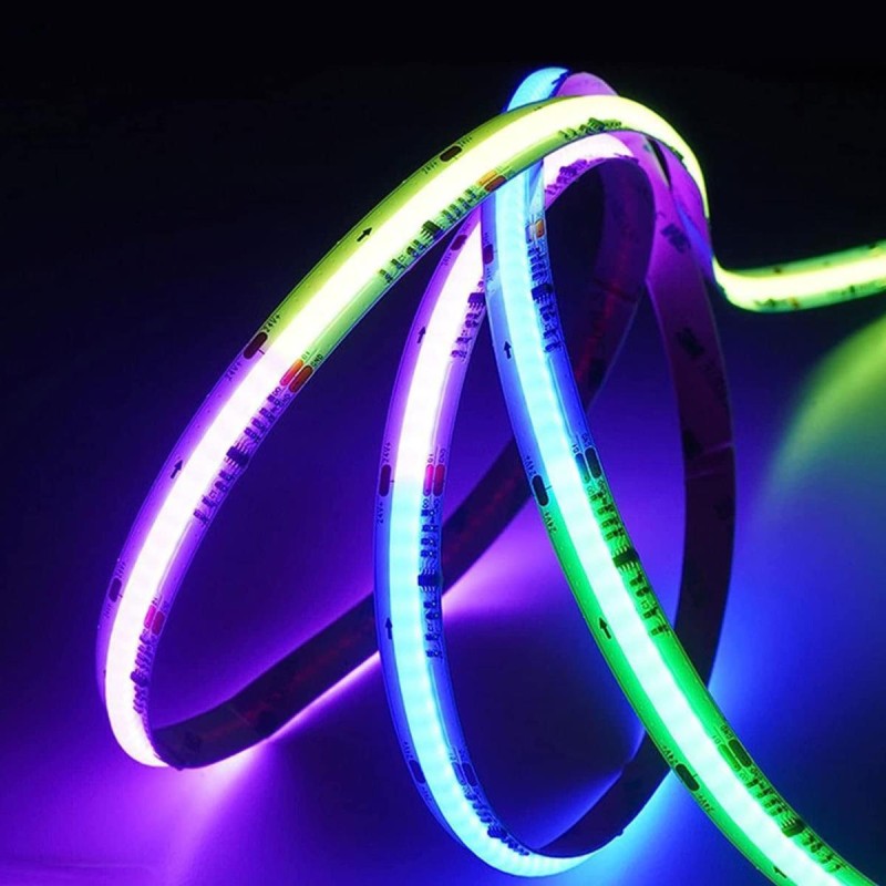 STRIP DIGITALE COB RGB M1903B 12V 10W/MT 14PIXEL/MT IP65-TR