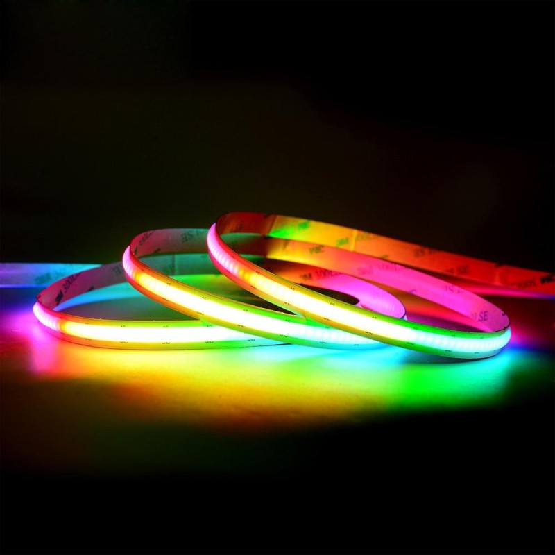 STRIP LED DIGITALE COB RGB M1615 5V 14W/MT 90PIXEL/MT IP20