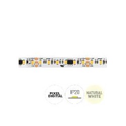 STRIP LED DIGITALE WS2811 2835 120LED/MT 12W/MT 24V IP20 4000K