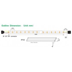 STRIP DIGITALE 60LED/MT 12W/MT 60PIXEL/MT 5V WS2812B IP65 RGB
