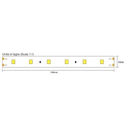 STRIP LED 20MT CL30036 7.2W/MT 24V IP20 3000K