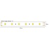 STRIP LED 20MT CL30036 7.2W/MT 24V IP20 3000K