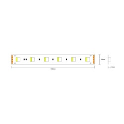 STRIP LED CC30096 RGBW 4IN1 19.2W/MT IP65-TR 24V RGB+4000K