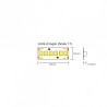 STRIP LED CL1200130 26W/MT 24V IP20 2700K