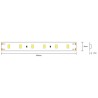 STRIP LED CL30036 7.2W/MT 24V IP65 6500K