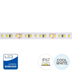 STRIP LED CL60072 14.4W/MT 24V IP67 6500K