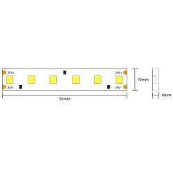 STRIP LED HC60090 CRI95 18W/MT IP67 24V 3000K