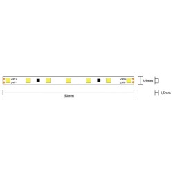 STRIP LED HC70050 SLIM3.5 10W/MT CRI90 IP20 24V 2700K