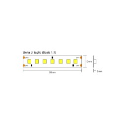 STRIP LED HC70090 CRI95 18W/MT IP65-TR 24V 2500K