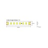 STRIP LED HE80060 150LM/W 12W/MT IP65-TR 24V 3000K