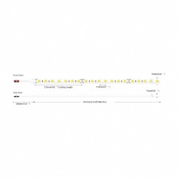 STRIP LED MINI WASHER SP28072 14W/MT 24V IP62 30D 3000K