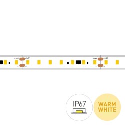 STRIP LED SAUNA & SNOW SP64048 9.6W/MT IP67 24V 2700K