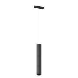 PHYONG LUCE PENDENTE FLUTE NERO 48V V2.0 DIMMERABILE 7W 36D 4000K