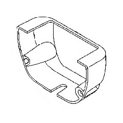 CCOPERCHIO PROTEZIONE INGRANAGGI RD400KCE RD400KCER10RB1000 RB1000R10 RB1000V1 RB600 RB600P RB600R10 RB400KCER10 RB400KCE RB400K