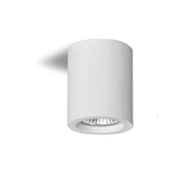 CILINDRO IN GESSO DA SOFFITTO 9CM GU10