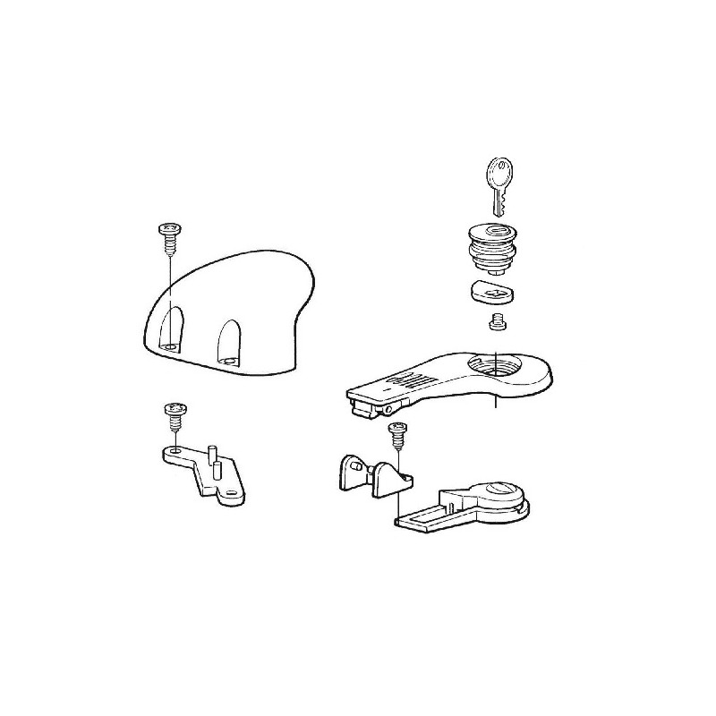 GRUPPO MANIGLIA SBLOCCO WG3524HS