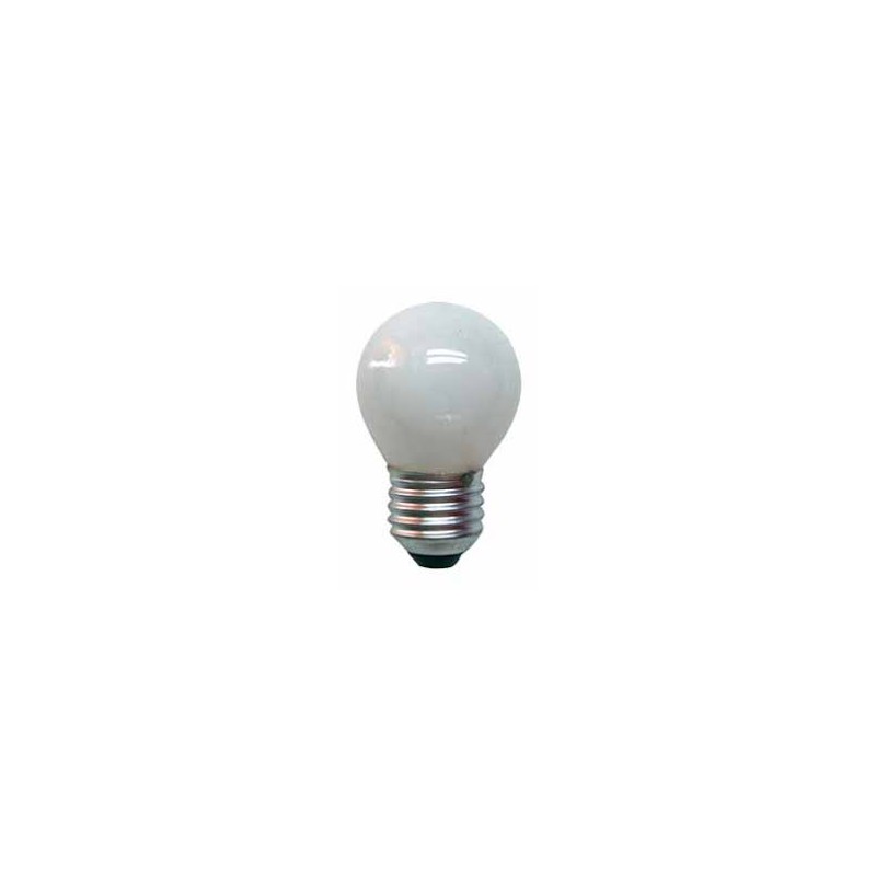 LAMPADINA A SFERA OPATIZZATA E27 230V 40W